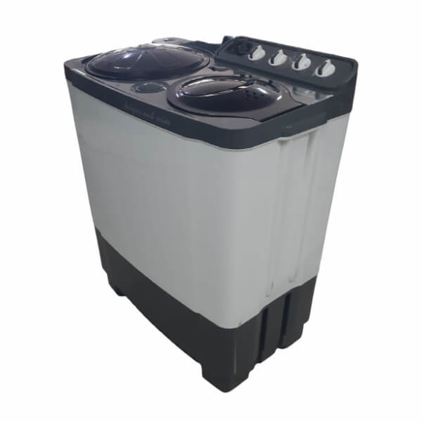VG 8.5 Kg Semi Automatic Washing Machine Dark Grey - Toughened Glass Thumb