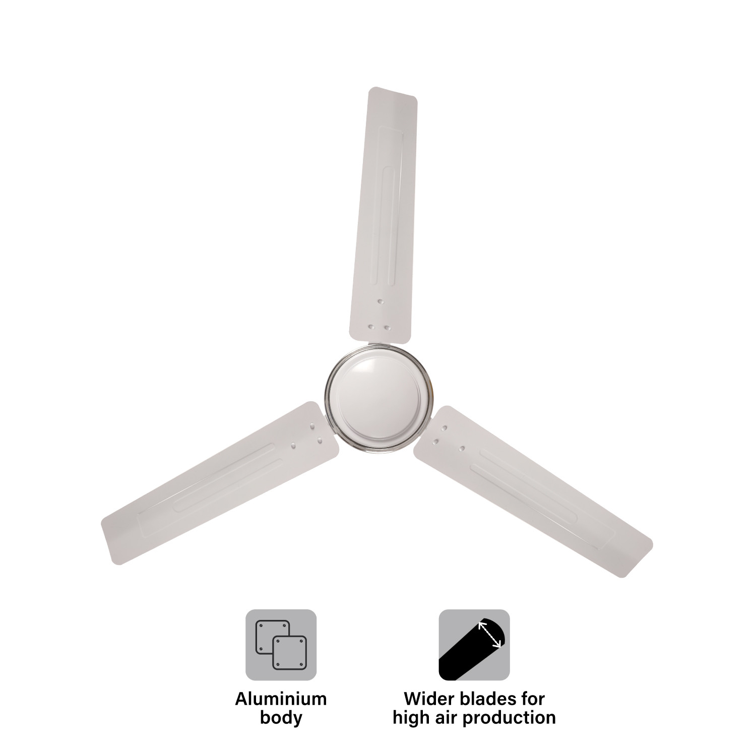 VG Star Breeze 1200 mm 3 Blade Ceiling Fan  (Classic White, Pack of 1) Thumb
