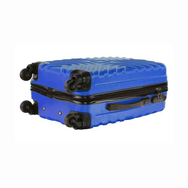 Americano 50cm (20 inch) Wavey Square Blue Trolley Bag Thumb