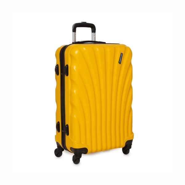 Buy Americano 60 cm (24 inch) Regular Wavey Yellow Trolley Bags ...