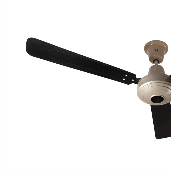 VG Green Breeze TXT BLDC Ceiling Fan with Remote(Rose Beige, Black leather texture) Thumb