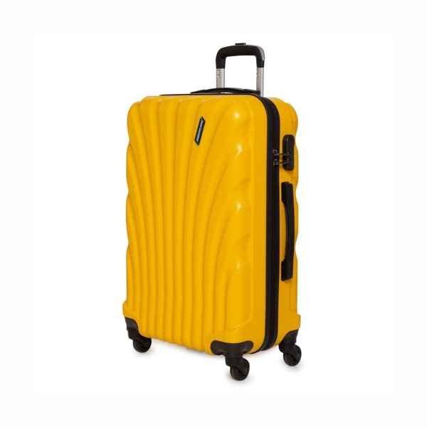 Americano 71 cm (28 inch) Regular Wavey Yellow Trolley Bags