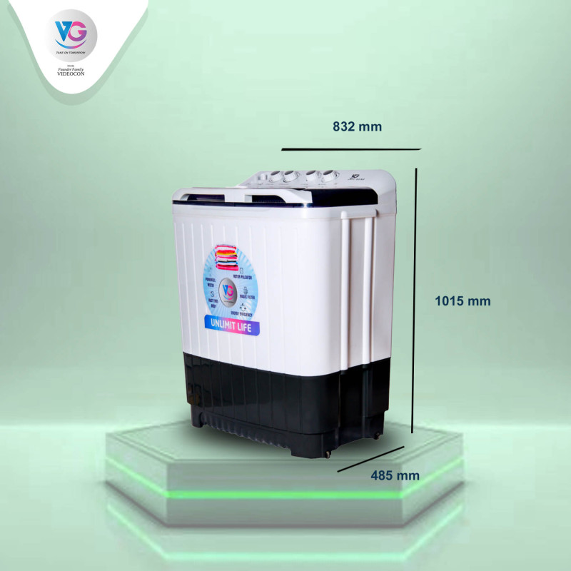 VG 9 KG Magic Filter & Rust Free Semi automatic Top Loaded Washing Machine