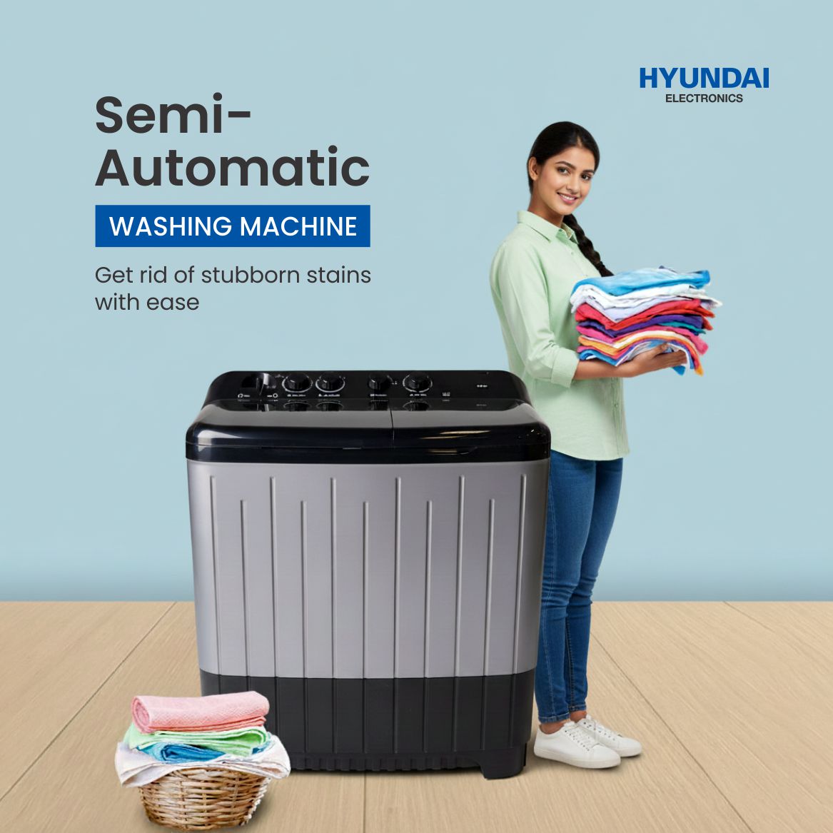 Semi Auto WM HYS95D1-BGU7