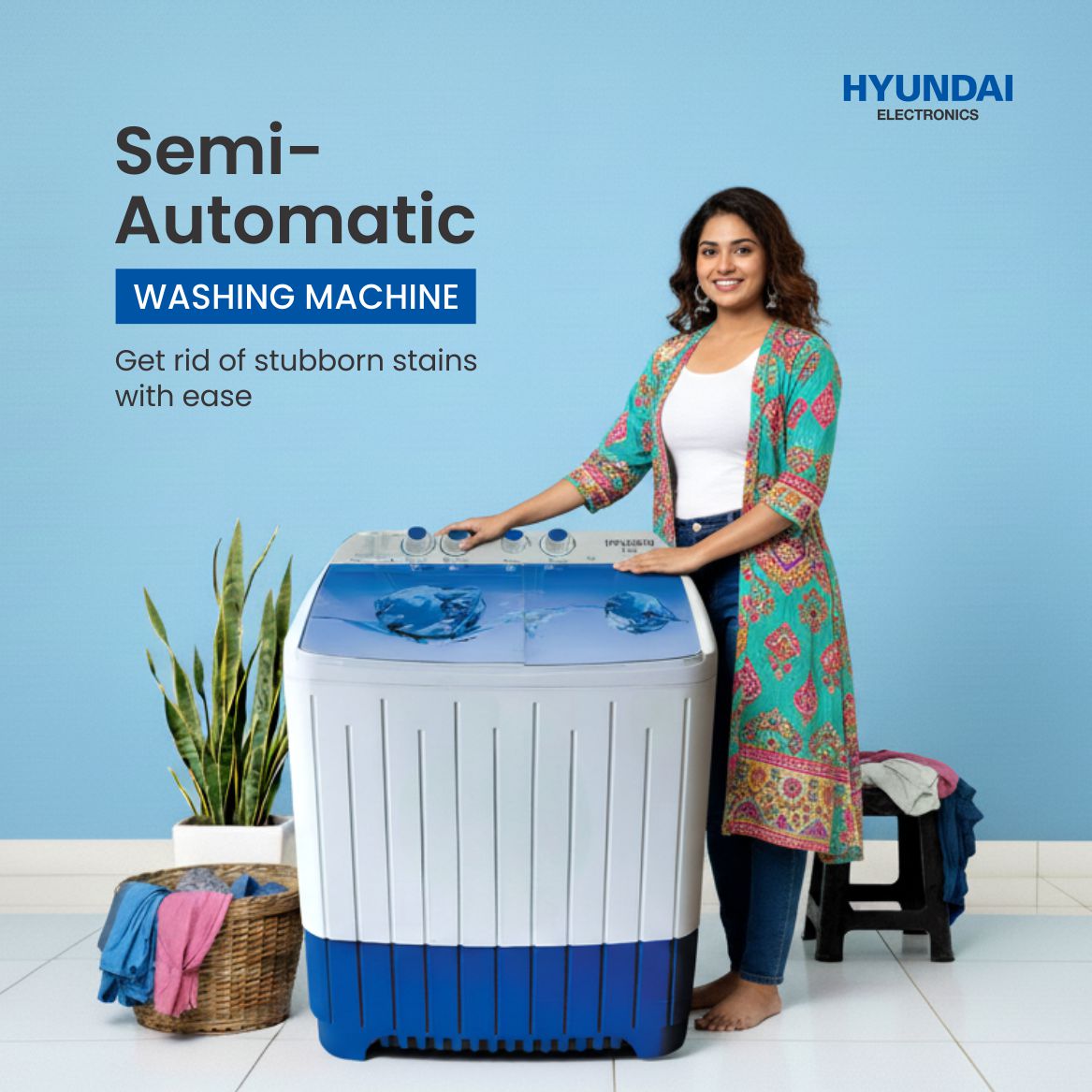 Semi Auto WM HYS95D2-AWU7