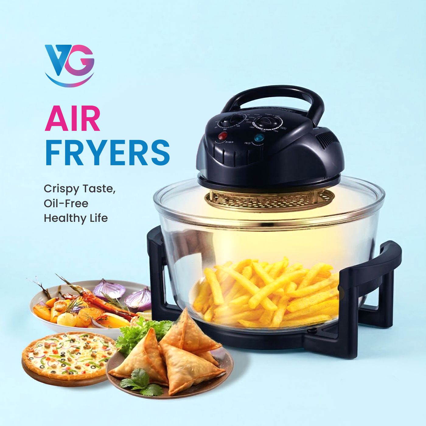 Buy VG Air Fryer | Healthy Cooking | Compact & Easy to Use