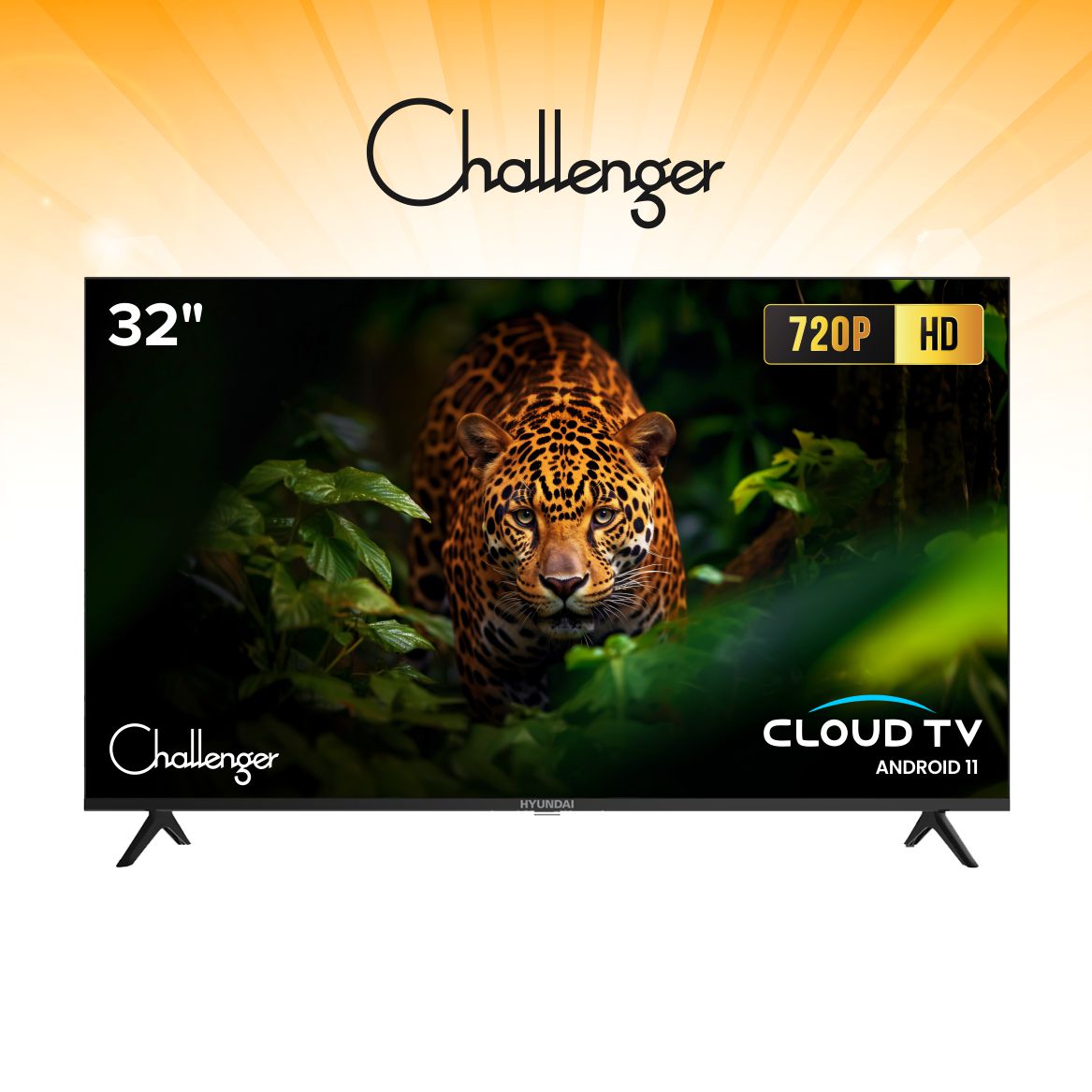 Challenger Cloud VCR TV | Smart LED TV