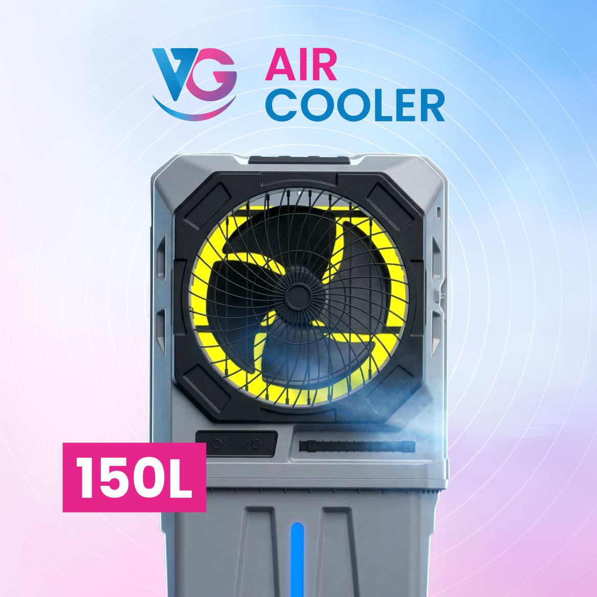 VG Desert Air Cooler | Heavy Metal Fan | Fluent Air Throw