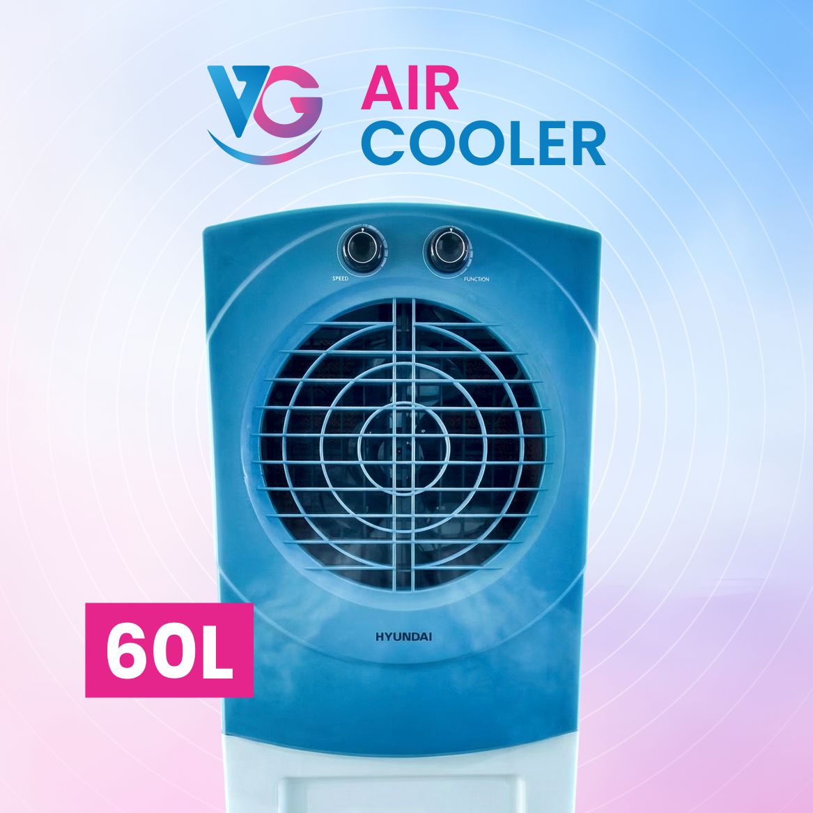 VG Desert Air Cooler | Heavy Metal Fan | Fluent Air Throw