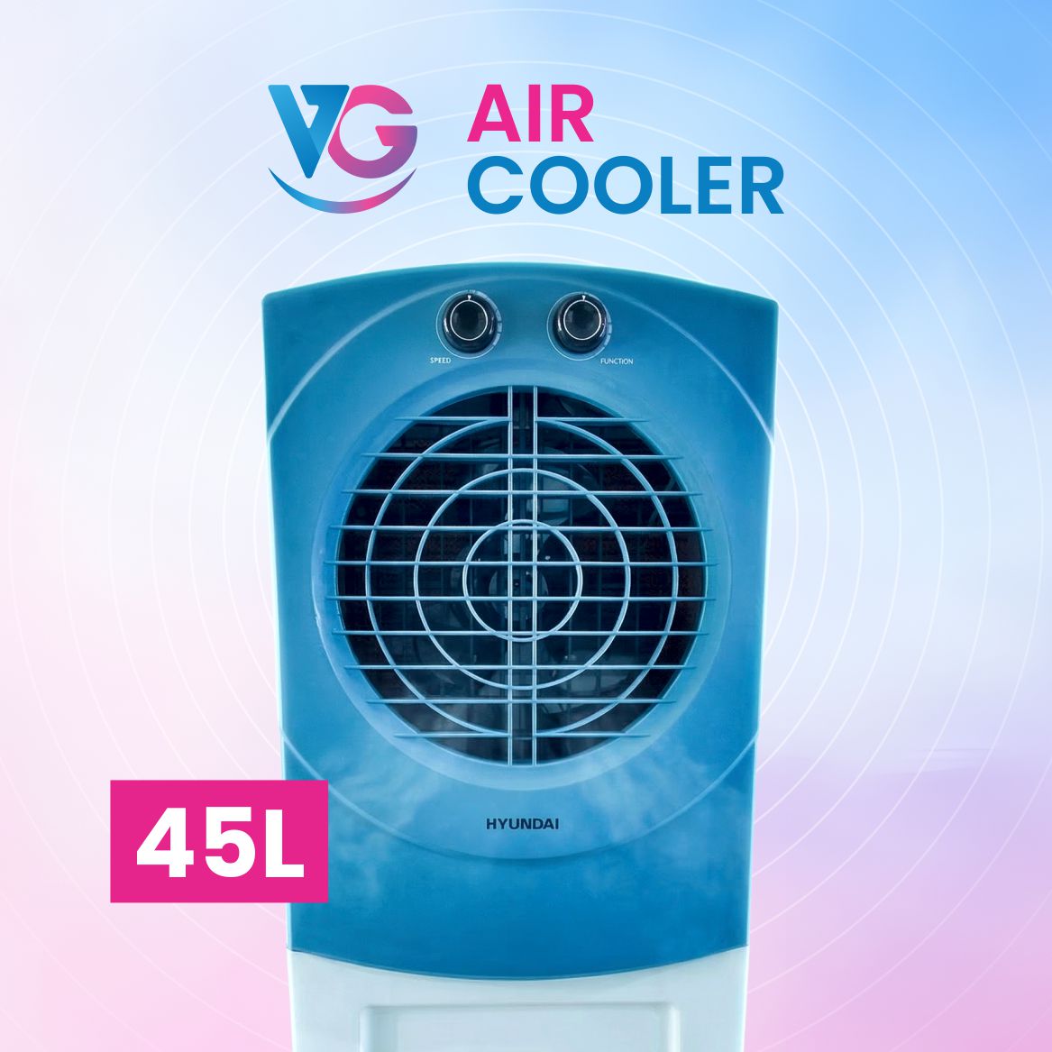 VG Desert Air Cooler | Heavy Metal Fan | Fluent Air Throw